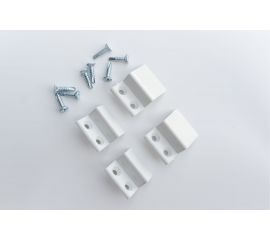 Пластиковый держатель для москитной сетки KOMFORT Москитные системы белый Комплект 4 шт ДП00616 