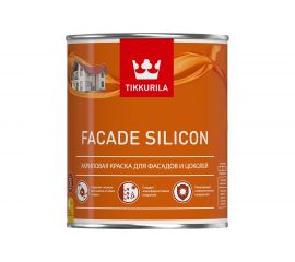 Краска TIKKURILA FACADE SILICON силикон модифицированная для фасадов, глубокоматовая, база A 9л 700011476 