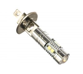 Автолампа диод SKYWAY H1, 12-24V 30W 10 SMD диодов 1-конт, белая S08202034 