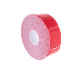 Двухсторонняя клейкая лента MEGAPOWER 30 мм х 5 м профессиональный красный ET-305PRO 