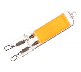 Лампа Gauss LED G9 AC220-240V 4.5W 380lm 3000K Glass 107809104 