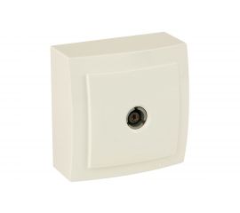 Розетка NILSON 1ОП тв проходная 11dB крем Themis naturel 26121032 