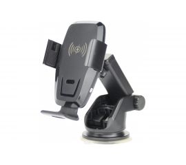 Держатель мобильного устройства Nova Bright с быстрой и беспроводной зарядкой, автозахват 68-90 мм 46913 