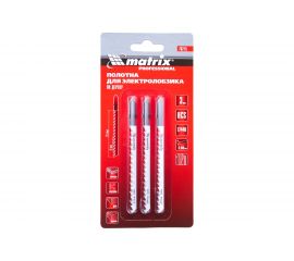 Полотна для электролобзика Professional (3 шт; 4х75x100 мм) MATRIX 78215 