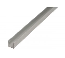 U-образный профиль GAH ALBERTS алюминий, серебристый, 10x12x10x1.5х2000 474829 