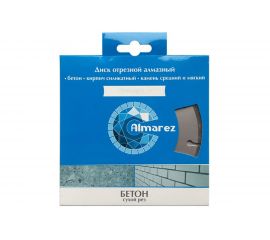 Диск отрезной алмазный Бетон (230х22.23 мм) Almarez 300230 