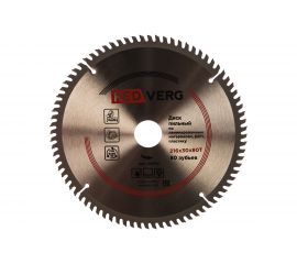 Диск пильный твердосплавный по ламинату (216х30 мм; 80 зубьев) REDVERG 6621257 