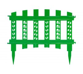 Декоративный заборчик Дачная мозаика "Палисадник" зеленый 10674 