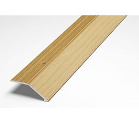 Порог разноуровневый алюминиевый декоративный (45 мм, 1,8 м, Дуб светлый) ЛУКА 00000001910 