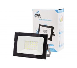 Прожектор VKL electric LED 20W VLF7-20-6500-mini-B 6500К 1800Лм 220V IP65 черный 1/ 80 1013397 