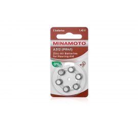 Слуховая батарейка Minamoto A312 PR41, 6 card 88312 