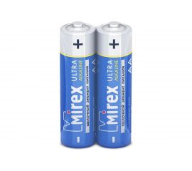 Батарея Mirex, щелочная LR6 / AA 1,5V 2 шт shrink 23702-LR6-S2 