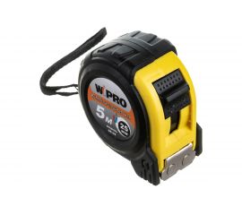 Рулетка WIPRO 5 м*25 мм, АБС-пластик + магнитный упор + резина, толщина 0.115 мм 06-05 