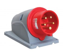 Стационарная вилка IEK ССИ-525 32А-6ч/200/346-240/415В 3Р+РЕ+N IP44 MAGNUM PSN52-032-5 