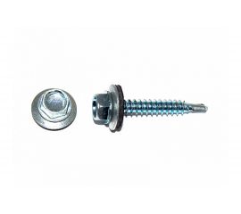 Кровельный саморез КРЕП-КОМП цинк, с шайбой EPDM, 4,8х38 25шт ск4838мф 