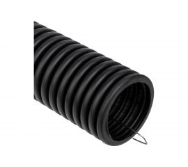 Гофрированная труба REXANT ПНД с зондом 40 мм 15 м 28-0040-3 