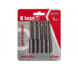 Адаптер для бит слайдер Kvadra (5 шт; 75 мм; 1/4) NOVOCRAFT KA075ZN14 