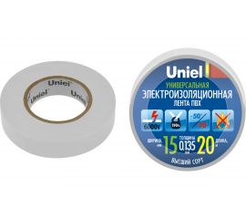 Изоляционная лента Uniel 20/15/01 WHT UIT-135P 4488 