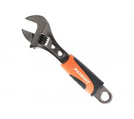 Разводной ключ PATRIOT AWF-150, обрезиненная ручка, 150мм 350002015 