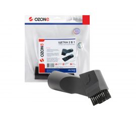 Насадка "2 в 1" щелевая с коротким синтетическим ворсом (32 мм) OZONE UN-16432 
