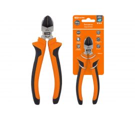 Бокорезы-кусачки, с двухкомпонентными рукоятками TDM CR-V сталь, 180 мм, серия ""Алмаз"" SQ1012-0203 