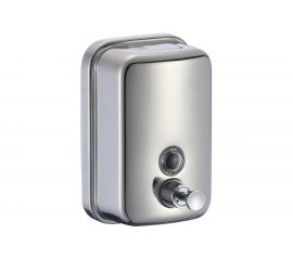 Дозатор для жидкого мыла 1 л. Savol глянцевый, нержавеющая сталь S-00403 