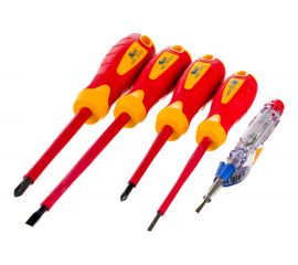 Набор отверток для электрика KRAFT 5 в 1 KT 700495 