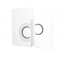 Дверной электронный звонок FERON , 36 мелодий, белый, серый, E-373 23686 