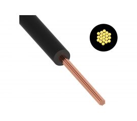 Провод ПуГВ, ПВ-3 ККЗ 0,5 кв.мм 1000 м черный ГОСТ 01-8615-5 