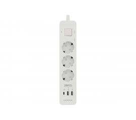 Удлинитель с USB зарядкой HARPER UCH-350 White PD3.0 H00002822 