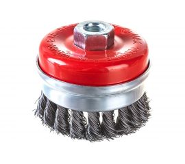 Кордщетка чашеобразная витая усиленная (75 мм; М14) для МШУ REDVERG 6623610 
