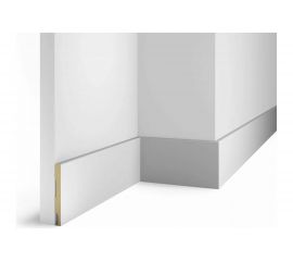 Плинтус COSCA DECOR AP73 под покраску, белый, 95x10x2400 мм, МДФ СПБ098261 