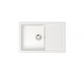 Кухонная мойка GLANZ цвет: белый J-016-31 