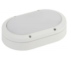 Светильник ЭРА SPB-7-12-O, Светодиодный, антивандал, IP65, 12Вт, 1140лм, 5000К, 220x135x65 мм, ОВАЛ, Б0030242 