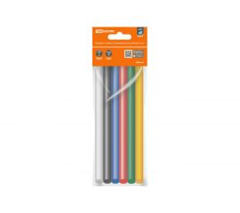 Стержни клеевые универсальные цветные Алмаз (6 шт; 7х100 мм) TDM SQ1024-0508 