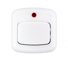 Выключатель для бытовых звонков Bylectrica с индикацией, белый, А11-893 