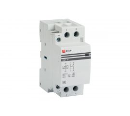 Модульный контактор EKF 16А, 2п, 220В, 2НО, КМ km-2-16-20 