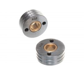 Ролик (2 шт; 0.8-1.0 мм; алюминий) для INMIG 315T/350T/400T/500T FUBAG 31555 