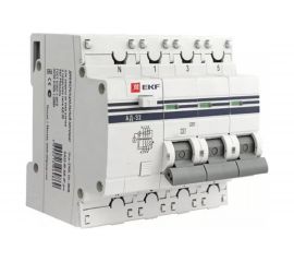 Дифференциальный автомат EKF PROxima АД-32, 3P+N, 25А/30мА, SQ DA32-25-30-4P-a-pro 