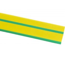 Термоусаживаемая трубка TDM ТУТнг 8/4 желто-зеленая в коробке (10 м/упак) SQ0518-0421 