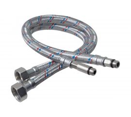 Гибкая подводка для смесителя OUTE пара, 1/2"", М10, гайка-штуцер, 80 см TP57-80 