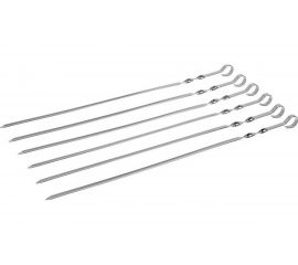 Набор угловых шампуров ТНП 370x10x1.5 мм, нержавеющая сталь, 6 шт. ПР328 