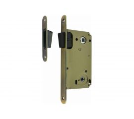 Корпус замка НОРА-М магнитный ригель 13М-90 мм ст.бронза, под фиксатор, с отв.планкой 14917 