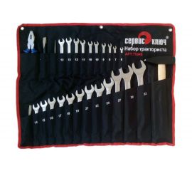 Набор тракториста в сумке СЕРВИС КЛЮЧ 27 предметов 70046 