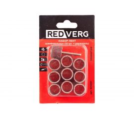 Набор лент шлифовальных с держателем 10 шт 830501 REDVERG 6633250 