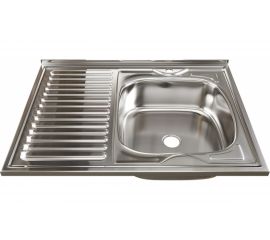 Мойка mixline 60х80х16 см, 0.4, правый выпуск 1 1/2 527971 