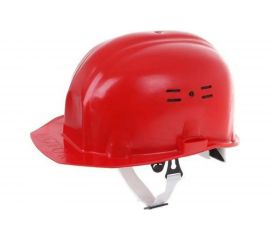 Защитная каска с храповым механизмом ИСТОК красная 20009 