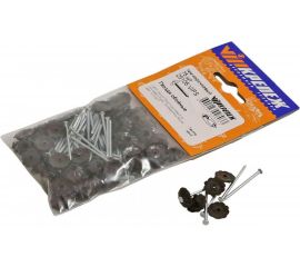 Обойные гвозди с декоративной головкой VIPкрепеж коричневые, 75 шт. 25106 VIPS 