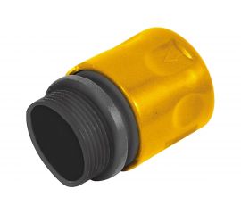 Соединитель пластиковый с внешней резьбой 3/4" КУРС 76425 