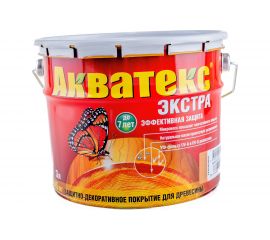 Защитно-декоративное покрытие для древесины Рогнеда Акватекс Экстра (калужница; 3 л) 13864 
